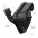 Moto / scooter holder waterproof with zip and hood 4,8" - 5,5"