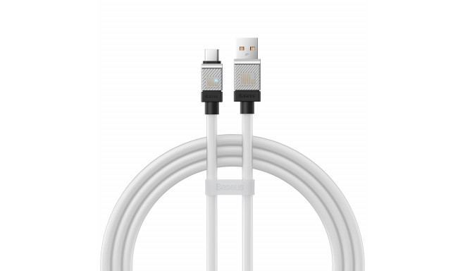Baseus cable USB - USB-C CoolPlay 100W 1m, white