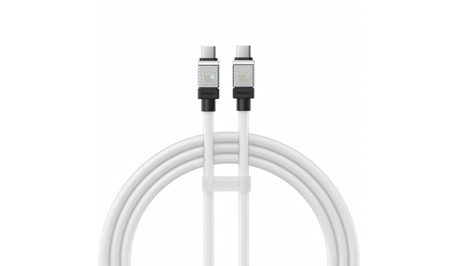 Baseus cable CoolPlay USB-C - USB-C 1m 100W white