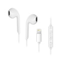 Forcell earphones stereo for Apple iPhone Lightning 8-pin NEW BOX white