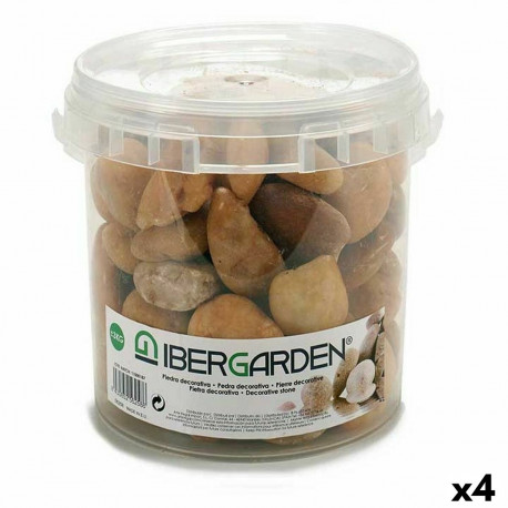 Dekoratīvie akmeņi Ibergarden 3BRM Brūns Vidējs 3 Kg (4 gb.)