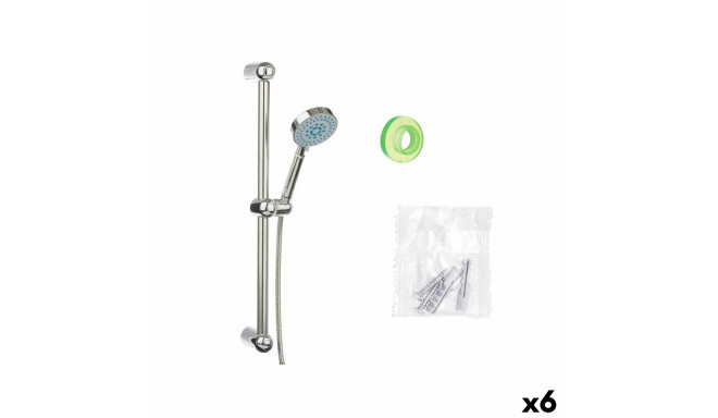 A shower head with a hose to direct the flow Berilo 169 169 Silver Metal 9,8 x 23,5 x 9,8 cm 15 x 61