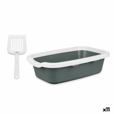 Kassi Liivakass Mascow 87954 87954 Valge Antratsiithall Plastmass 25 x 11 x 2 cm 0,38 x 16 x 58,5 cm