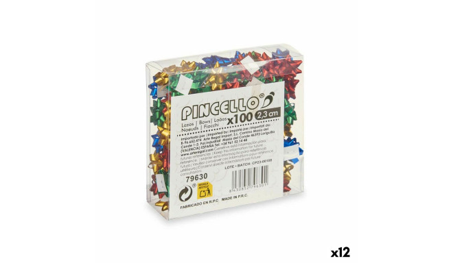 Silmused Pincello 6 PVC 2,3 cm Matt Mitmevärviline (12 Ühikut)