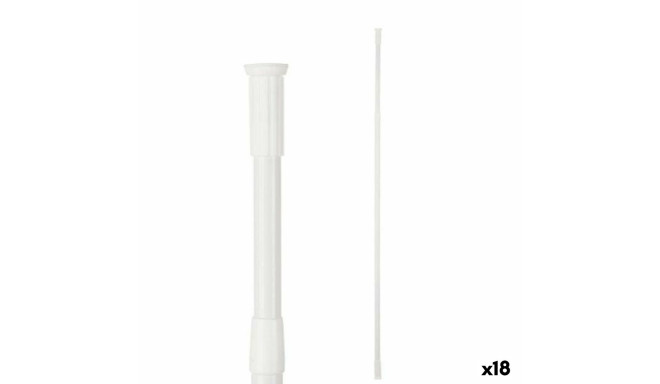 Pikendatav varras Berilo B0638 110-200CM B0638 110-200CM Valge Alumiinium 200 x 2,2 x 2,2 cm Duši ja