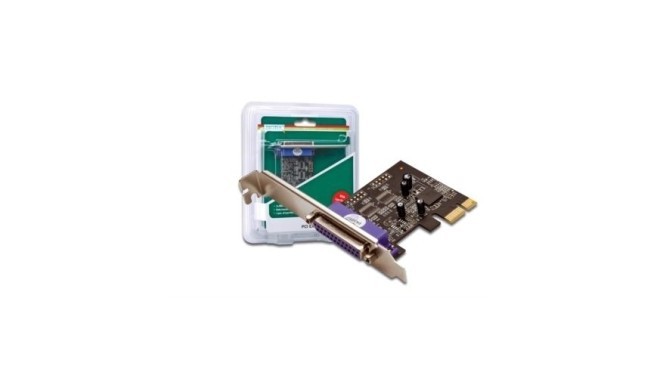 DIGITUS Add-On Card LPT PCI Express, 1xDB25, Low Profile, Chip: MCS9901