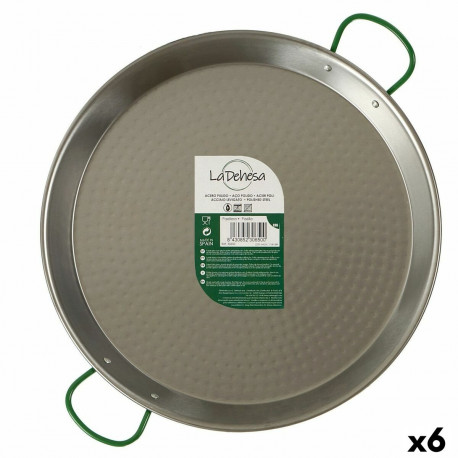 Pan La Dehesa 0134-LD 0134-LD Silver Polished Steel Ø 34 cm 44,5 x 5 x 34,5 cm 34,5 x 5 x 44,5 cm (6