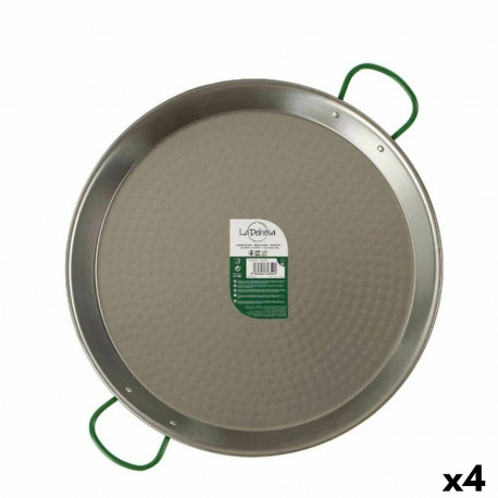Pan La Dehesa 0150-LD 0150-LD Silver Polished Steel Ø 50 cm 63,5 x 5,5 x 50,5 cm (4 Units)
