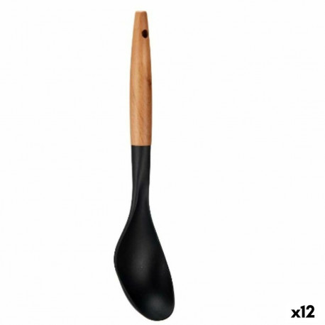 Ladle Kinvara KT190072-4 PBT KT190072-4 PBT Black Natural Wood Plastic 7 x 33,5 x 3,5 cm 7 x 33,5 cm