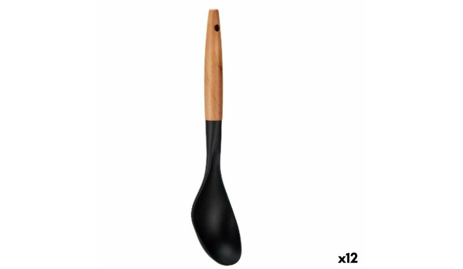 Ladle Kinvara KT190072-4 PBT KT190072-4 PBT Black Natural Wood Plastic 7 x 33,5 x 3,5 cm 7 x 33,5 cm