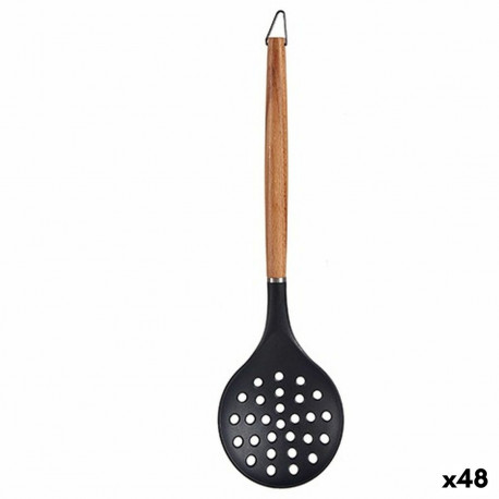 Шумовка Kinvara HW428011 Чёрный древесина бука 9,5 x 2 x 34,3 cm (48 штук)