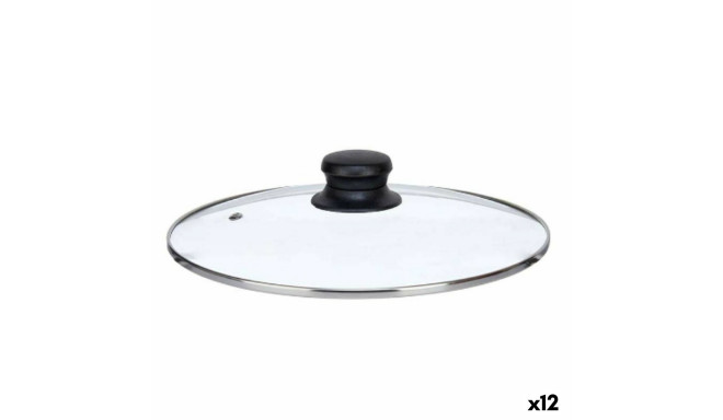 Pan lid 24 cm Crystal Silver (12 Units)