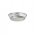 Set of Kitchen Dishes Disposable Circular Aluminium 21,5 x 5,5 x 21,5 cm (12 Units)