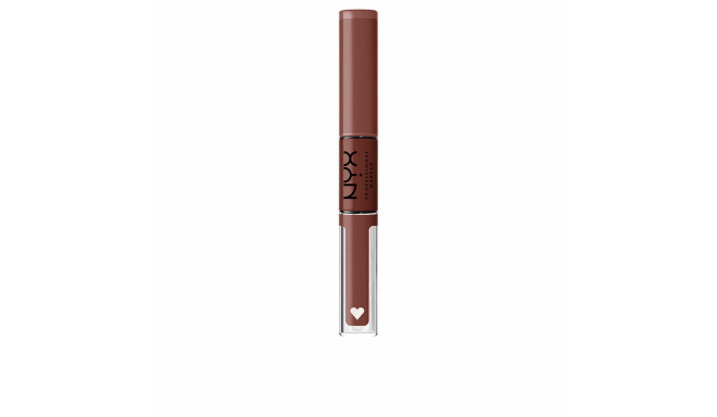 Vedel huulepulk NYX Shine Loud 2-in-1 Nº 6 Boundary pusher 3,4 ml