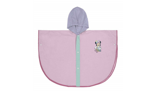 Waterproof Poncho with Hood Minnie Mouse Lilac - 5-6 Years