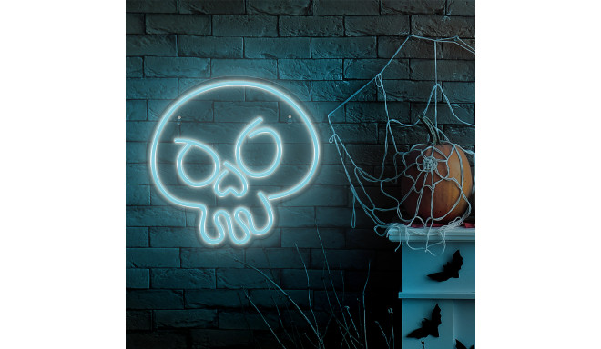 Neon PLEXI LED GRAFFITI SKULL turquoise FPNE15 Forever Light