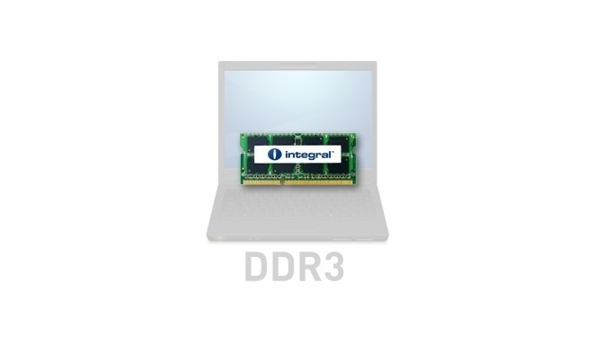 Integral RAM 4GB DDR3-1600  SoDIMM  CL11 R1 UNBUFFERED  1.5V