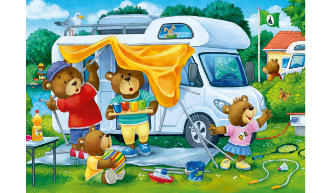 Ravensburger pusle 2x24 tk Karude puhkus