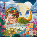 Ravensburger pusle  3x49 tk Kaunid merineitsid