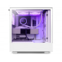 PC CASE NZXT H5 FLOW RGB MIDI TOWER WINDOW WHITE