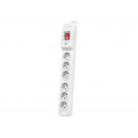 SURGE PROTECTOR ARMAC MULTI M6 5M 6X FRENCH OUTLETS GREY