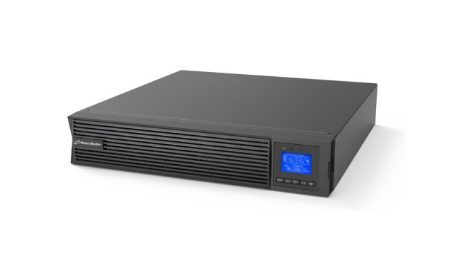 UPS RACK POWERWALKER VFI 1500 ICR IOT PF1 ON-LINE 1500VA 8X IEC C13 OUTLETS USB-B RS-232 LCD 2U