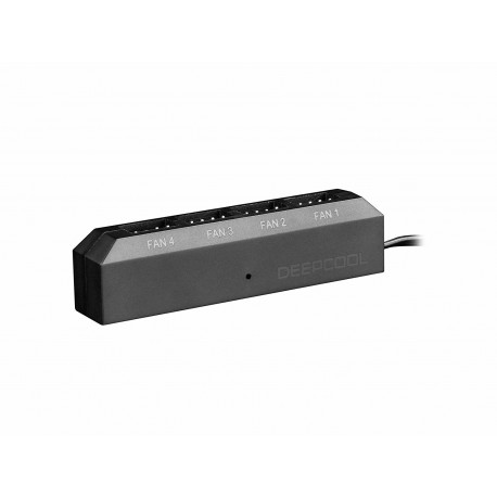 Deep Cool Fan Hub FH-04, fan control (black, 4-port)