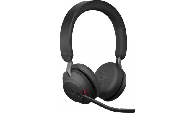 Jabra Evolve2 65, headset (black, Microsoft Teams, USB-A, charging station)