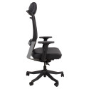 Task chair FULKRUM black leather