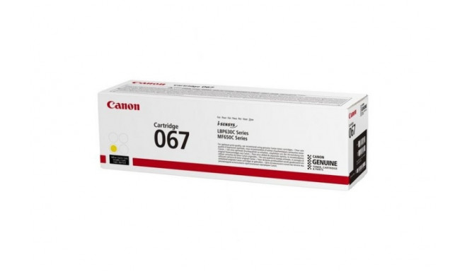 Canon CRG 067 (5099C002) Toner Cartridge, Yellow