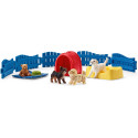 Schleich toy figure set Farm World Puppy Pen (42480)