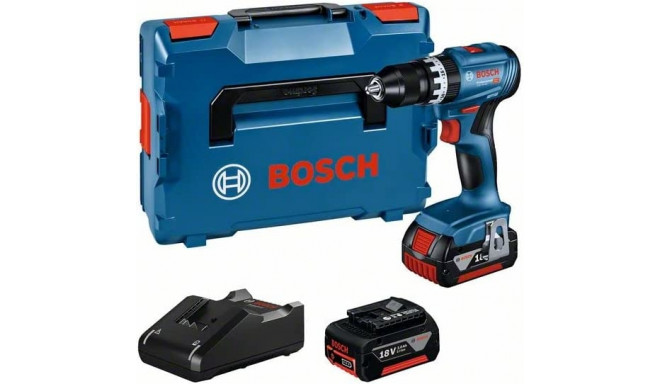 Bosch Cordless Impact Drill GSB 18V-45 Professional, 18V (blue/black, 2x Li-Ion battery 3.0Ah, in L-