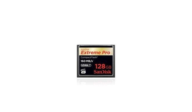 SanDisk mälukaart CF 128GB Extreme PRO 160/150MB/s