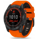 Tech-Protect watch strap IconBand Pro Garmin fenix 5/6/6 Pro/7, orange/black