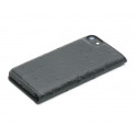 Tellur kaitseümbris Ostrich Genuine Leather iPhone 7, must
