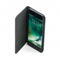 Tellur kaitseümbris Ostrich Genuine Leather iPhone 7, must