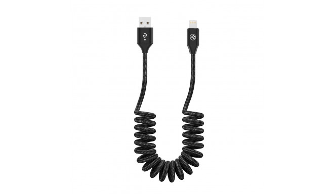 Tellur Data Cable Extendable USB to Lightning 3A 1.8m Black