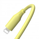 Tellur Silicone USB to Lightning Cable 3A 1m Yellow
