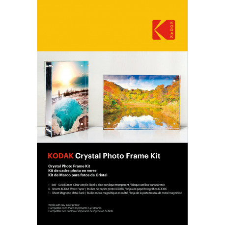 Kodak Crystal Photo Frame Kit 5 Sheets