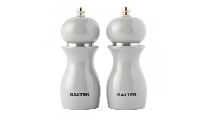 Salter 7613 GYXR Gloss Salt and Pepper Mills Grey