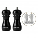 Salter 7613 BKXRA Gloss Salt and Pepper Mills Black