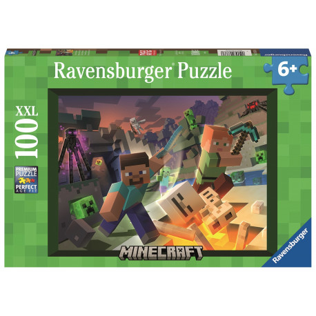 Ravensburger pusle 100 tk Minecrafti koletised