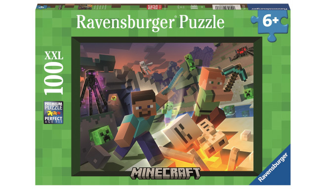 Ravensburger pusle 100 tk Minecrafti koletised