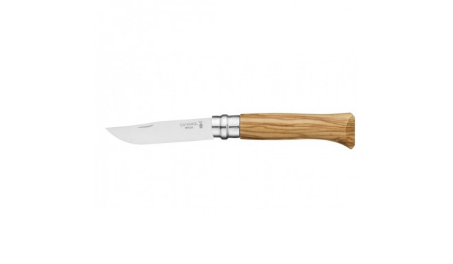 Knife Opinel Classic Nr 8 Stainless Steel Olive