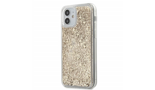 Guess GUHCP12SLG4GSLG 4G Liquid Glitter чехол для Apple iPhone 12 Mini прозрачный