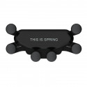 Car holder - gravity SPRING from 4,7’ air vent mount black