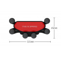 Car holder - gravity SPRING from 4,7’ air vent mount black