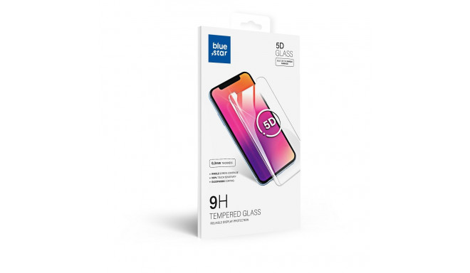 Blue Star 5D karastatud klaas kaetud raamiga Huawei P30 must