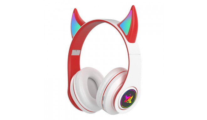Goodbuy Devil traadita kõrvaklapid lastele | bluetooth 5.0 | valge