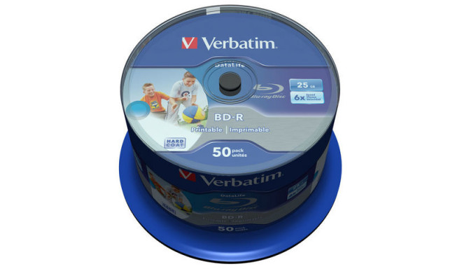 BD-R VERBATIM 25GB X6 PRINTABLE DATALIFE (CAKE 50)